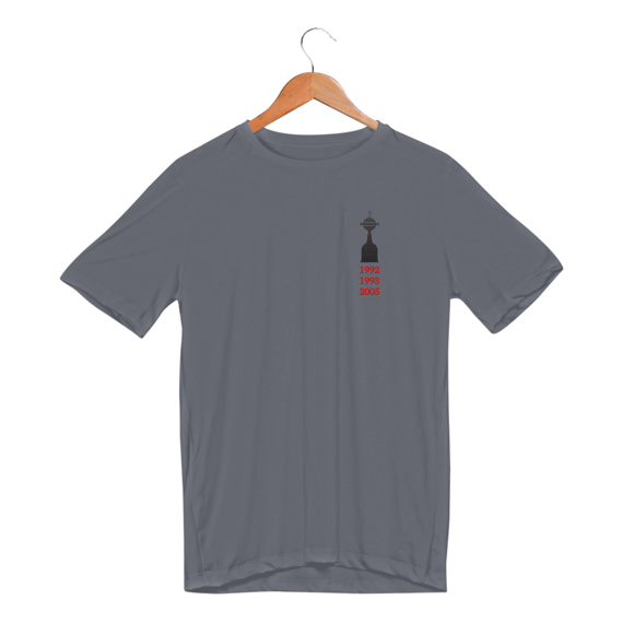Camiseta Dry Sport Libertadores Peito Tricolor Paulista