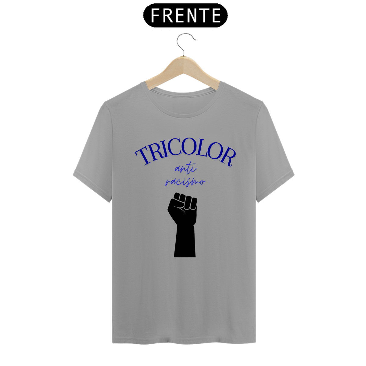 Nome do produto: Camiseta Tricolor Anti Racismo