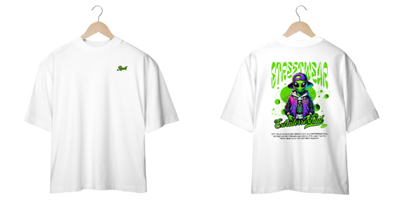 Camiseta Oversized Alien