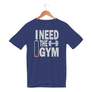 Nome do produto Camiseta Sport Dry UV - I Need the Gym