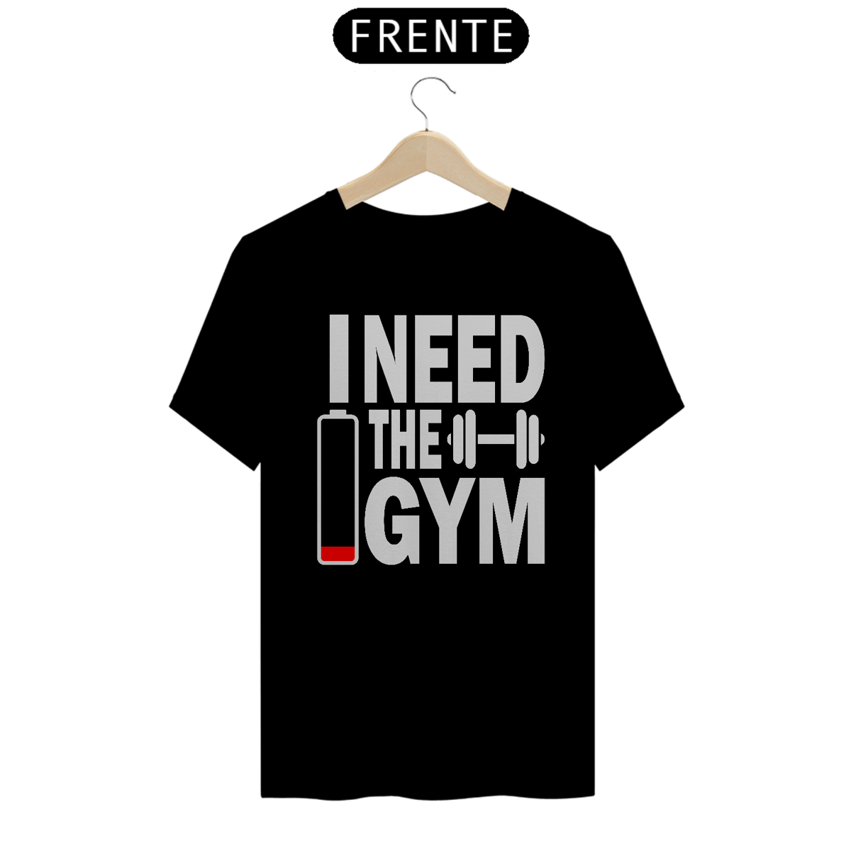Nome do produto: Camisa I Need the Gym
