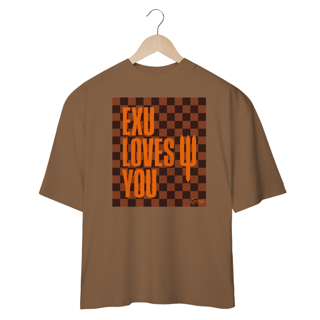 Nome do produto Camiseta Oversized - Exu Loves You Fine