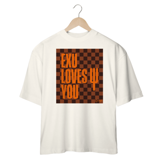 Nome do produto Camiseta Oversized - Exu Loves You Fine