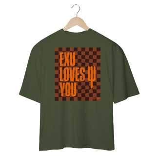 Nome do produto Camiseta Oversized - Exu Loves You Fine