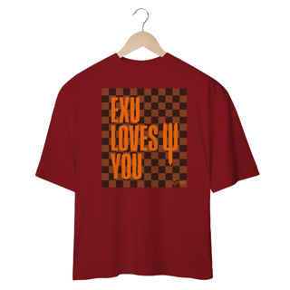Nome do produto Camiseta Oversized - Exu Loves You Fine