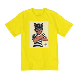 Nome do produto Camiseta Panterinha Fundo Amarelo (de 10 a 14 anos)