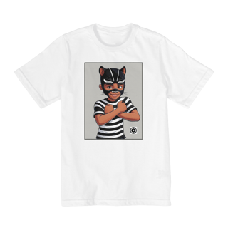 Nome do produto Camiseta Panterinha Fundo Cinza (de 10 a 14 anos)