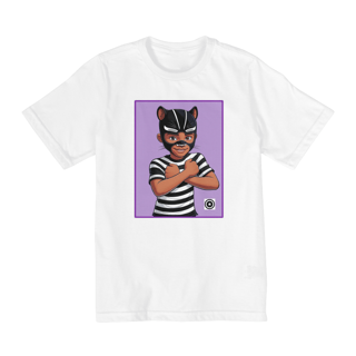 Nome do produto Camiseta Panterinha Fundo Lilás (de 02 a 08 anos)