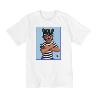 Nome do produto Camiseta Panterinha Fundo Azul (de 10 a 14 anos)
