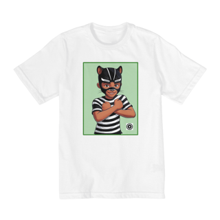 Nome do produto Camiseta Panterinha Fundo Verde (de 02 a 08 anos)