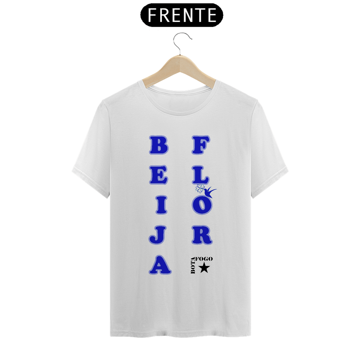 Nome do produto: Camiseta Beija-Flor Branca