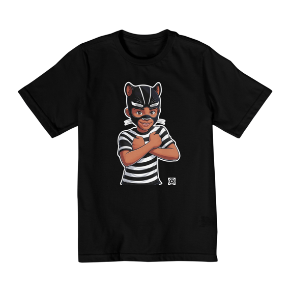 Camiseta Panterinha Sem Fundo (de 10 a 14 anos)