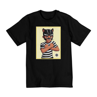 Camiseta Panterinha Fundo Amarelo (de 10 a 14 anos)