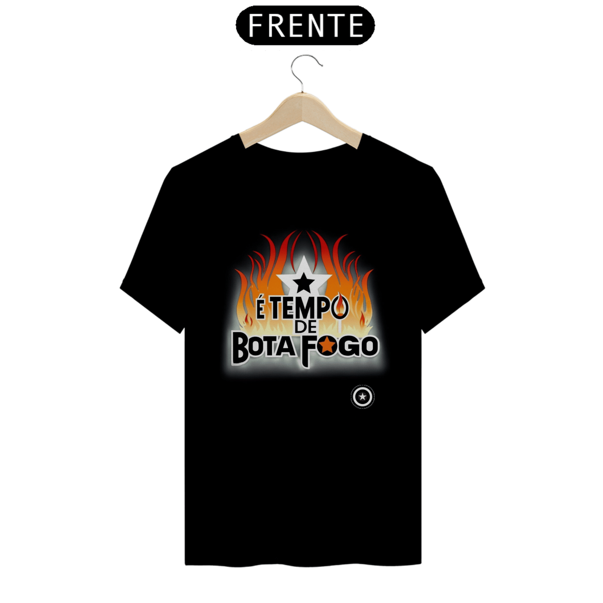 Nome do produto: Camiseta É Tempo de Botafgo II Black