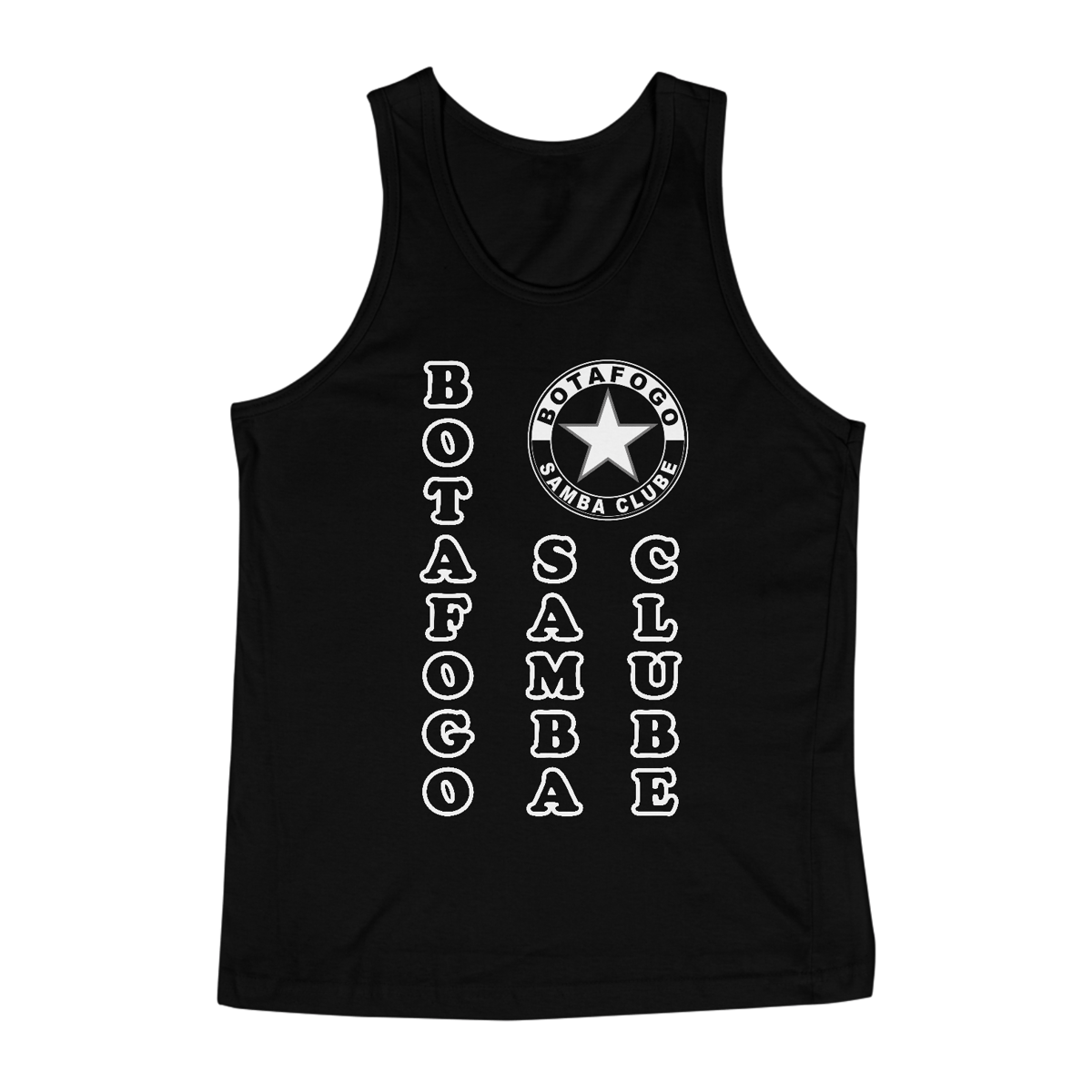 Nome do produto: Regata Botafogo Samba Clube Preta