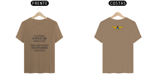 Nome do produto Camiseta Explicar Entender