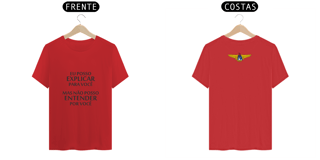 Nome do produto Camiseta Explicar Entender