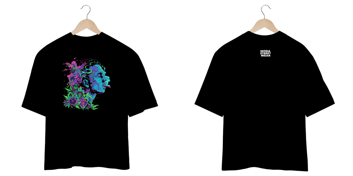 Nome do produto: Camiseta Psicodélicas Oversized E 1