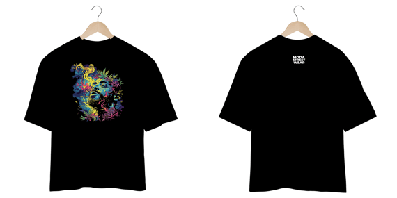 Camiseta Psicodélicas Oversized E 3