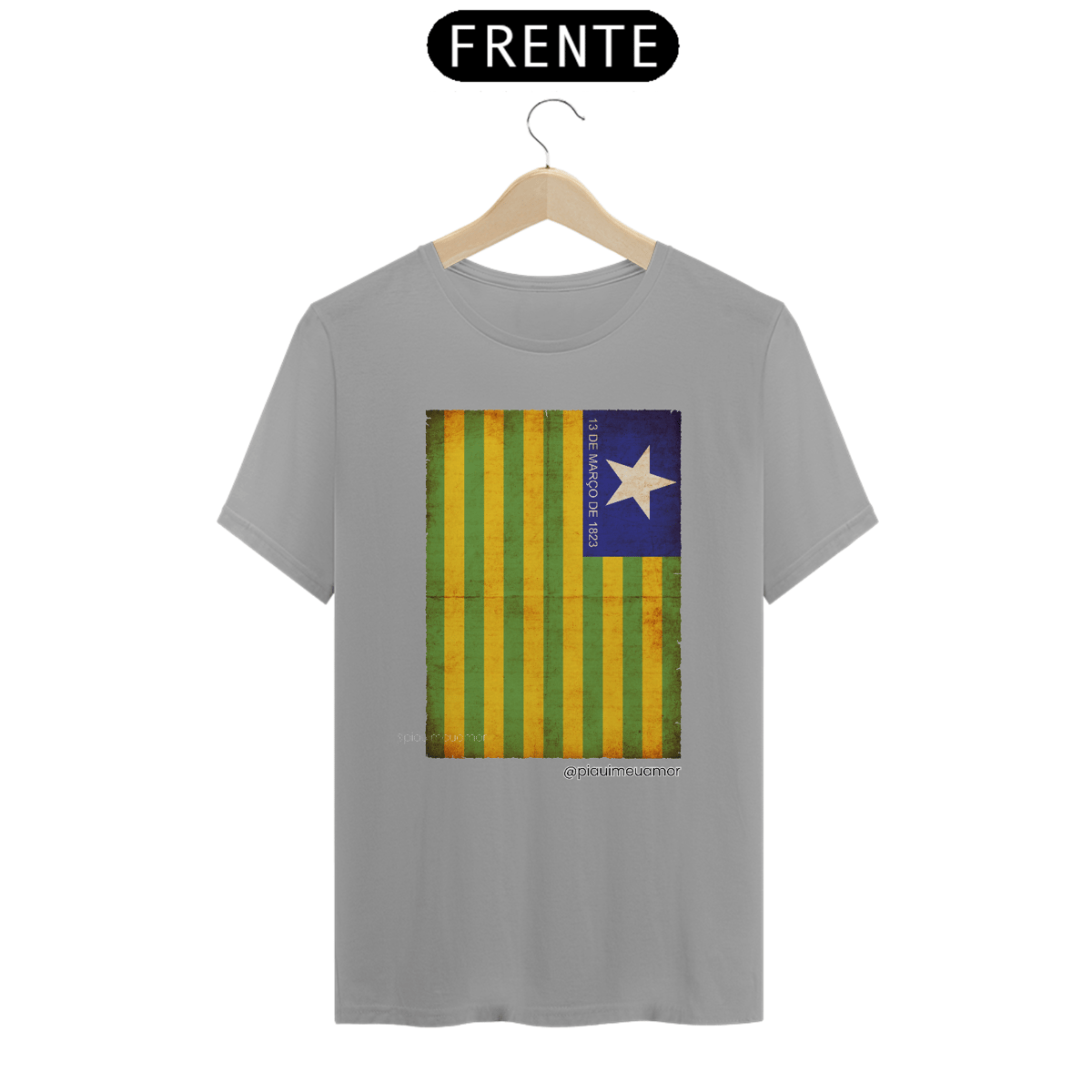 Nome do produto: Camiseta Bandeira do Piauí