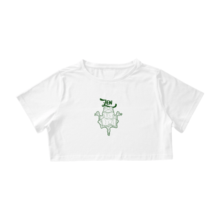 Nome do produtoCropped Zen frog branca