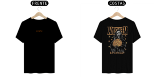 Nome do produto Camiseta Pânico Halloween (Estampa Traseira)