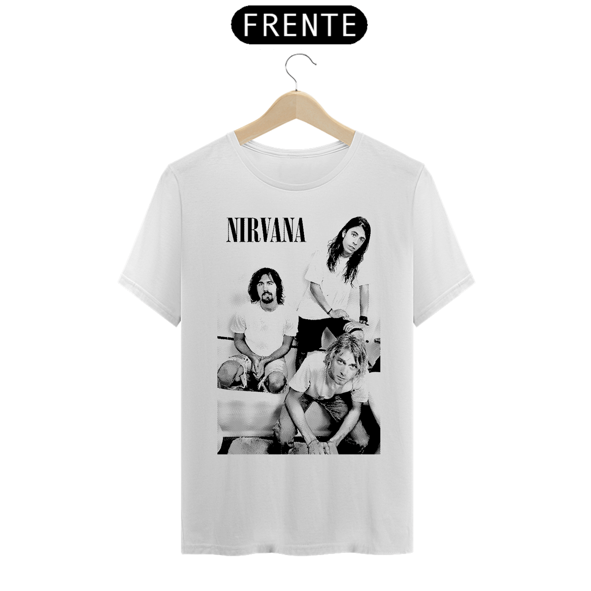 Nome do produto: T-shirt inspiration Nirvana unissex
