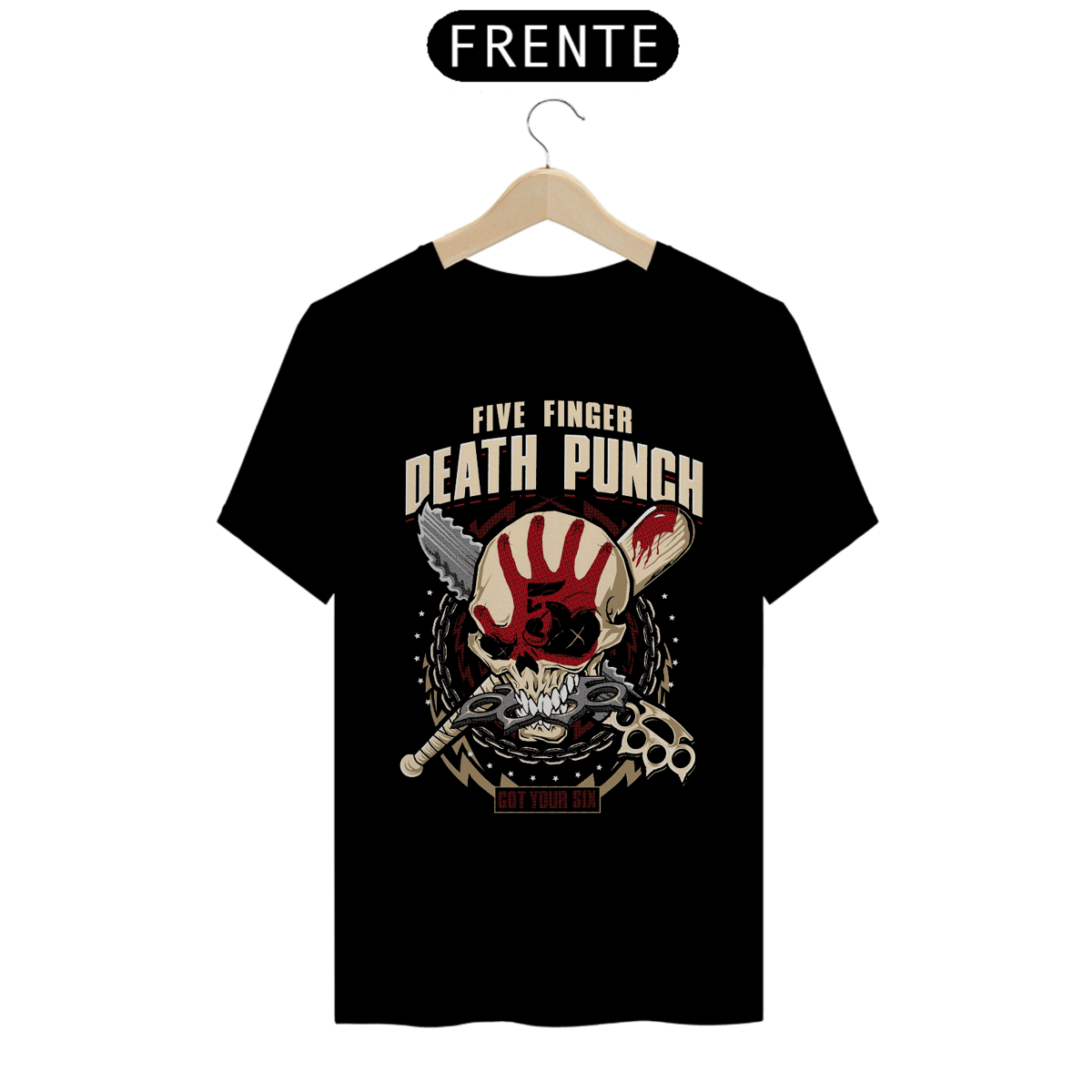 Nome do produto: T-shirt inspiration Five Finger Death Punch unissex