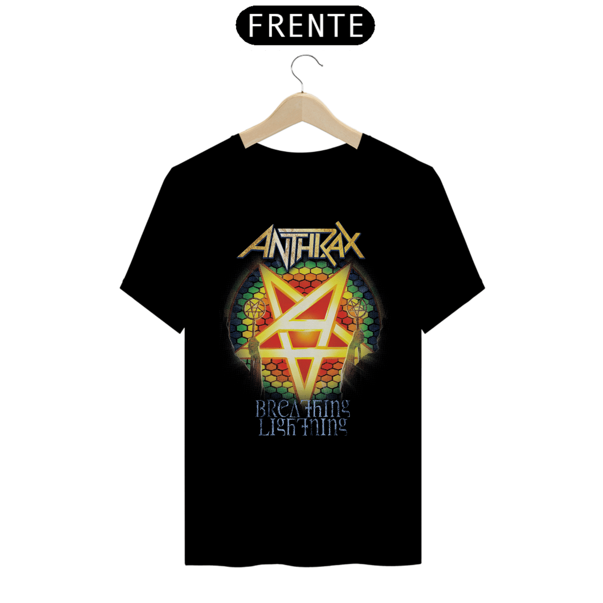 Nome do produto: T-shirt inspiration Anthrax unissex