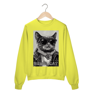 Nome do produto Moletom Fechado Rebel Cat