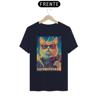 Nome do produto Camiseta Cats Busters (Caça Fantasmas / Ghost Busters) - Prime
