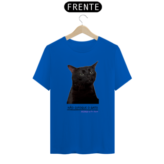 Nome do produto Camiseta Não Sufoque o Gato Prime (gato branco)