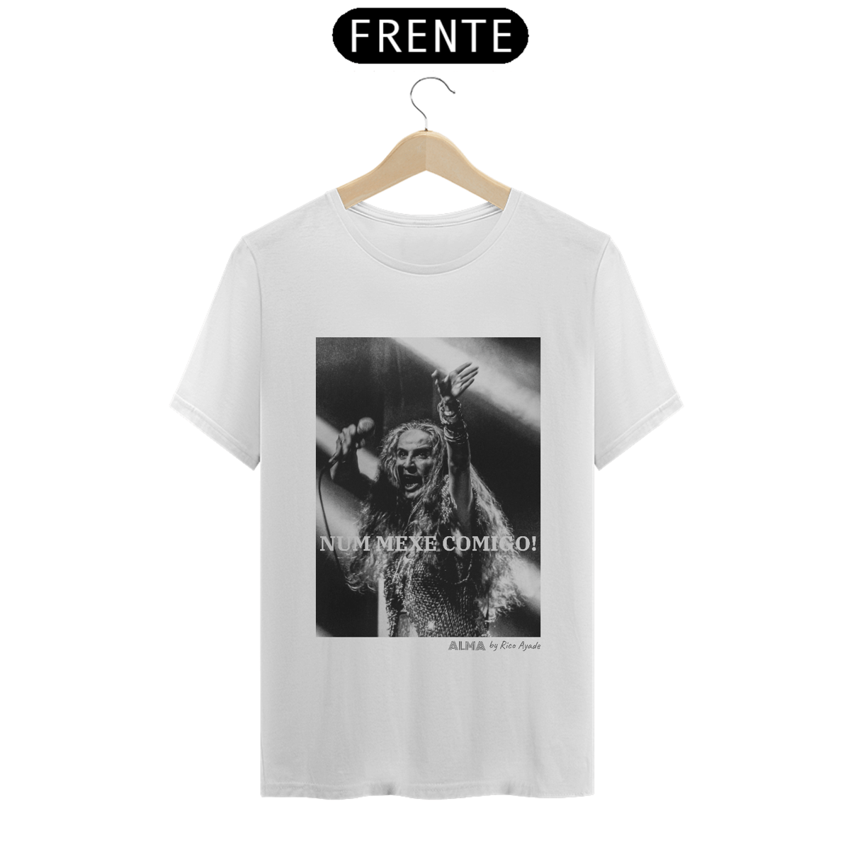Nome do produto: Camiseta Bethânia Num Mexe Comigo - Prime