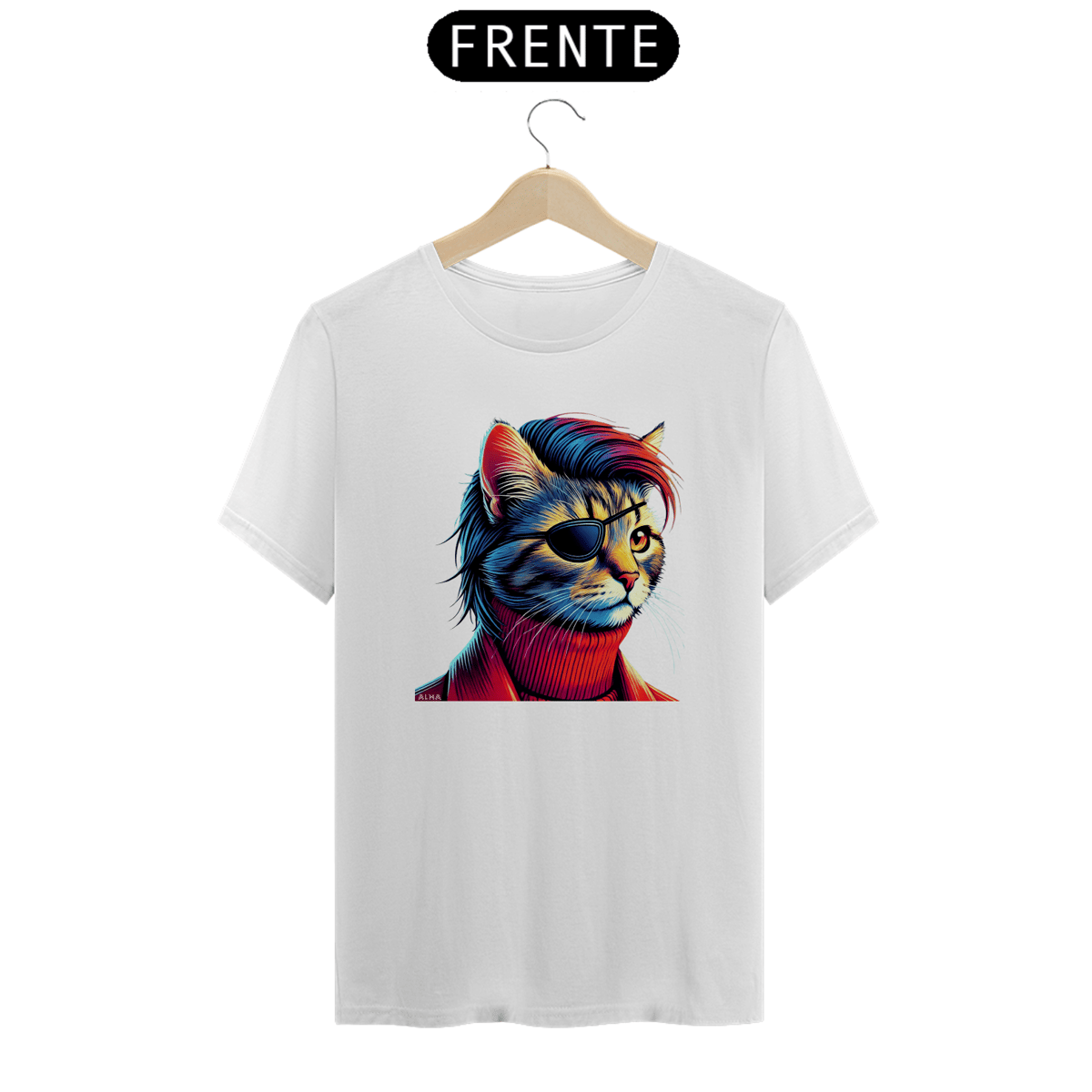 Nome do produto: Camiseta Gato Pirata