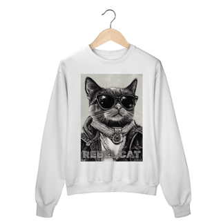 Nome do produto Moletom Fechado Rebel Cat
