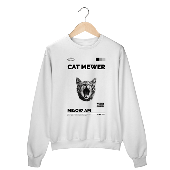 Moletom Fechado Cat Mewer