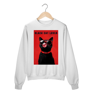 Nome do produto Moletom Fechado Black Cat Lover