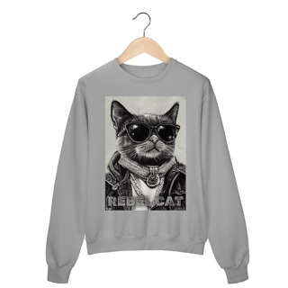 Nome do produto Moletom Fechado Rebel Cat