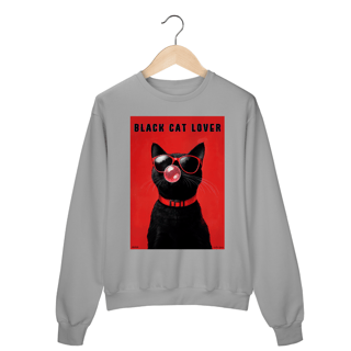 Nome do produto Moletom Fechado Black Cat Lover