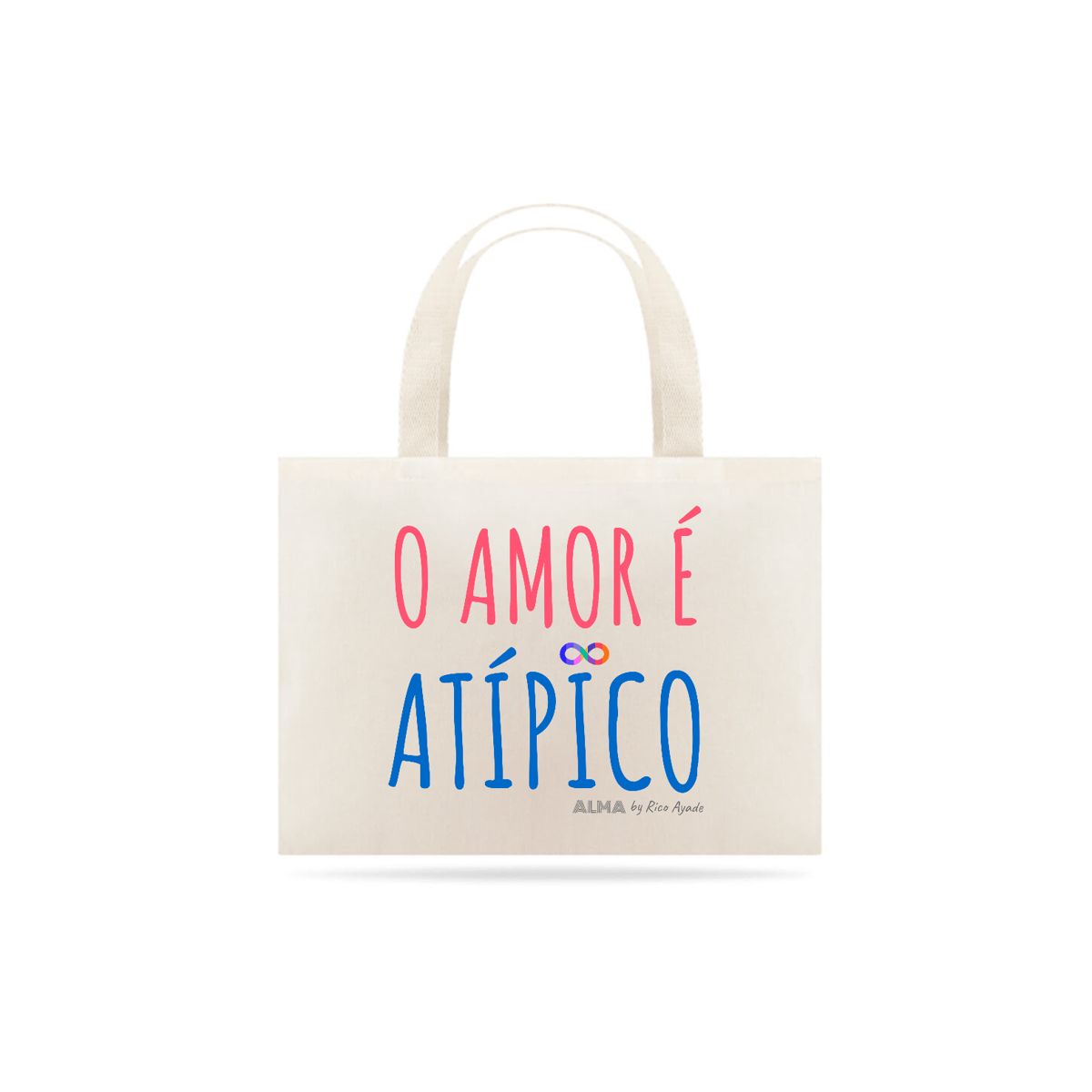 Nome do produto: Ecobag O Amor é Atípico - Autismo