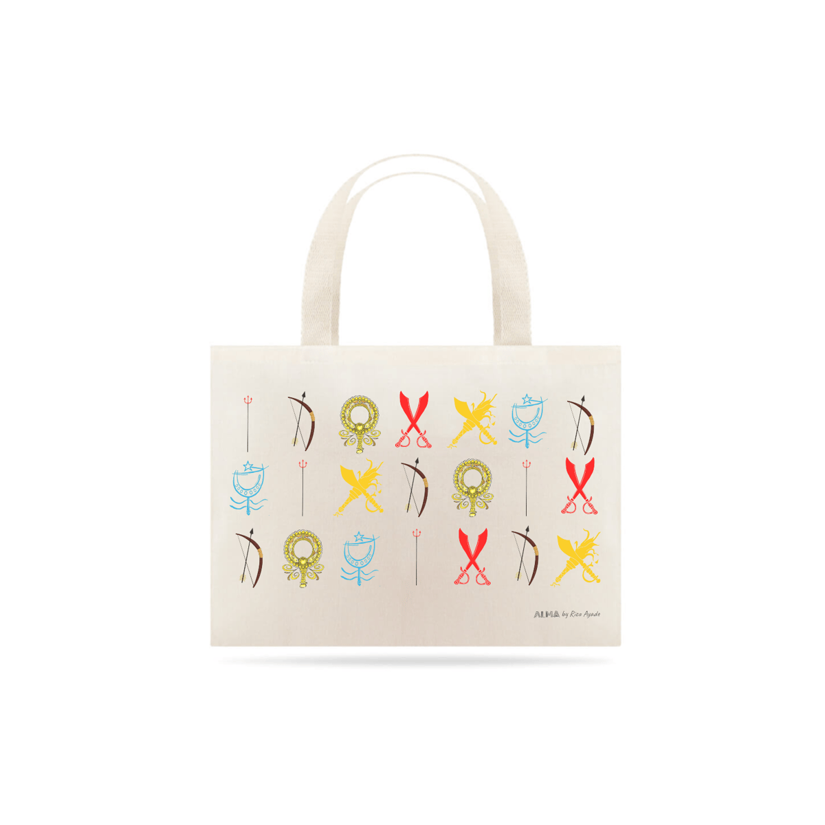 Nome do produto: Ecobag Símbolos de Axé
