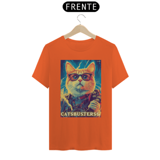 Nome do produto Camiseta Cats Busters (Caça Fantasmas / Ghost Busters) - Prime