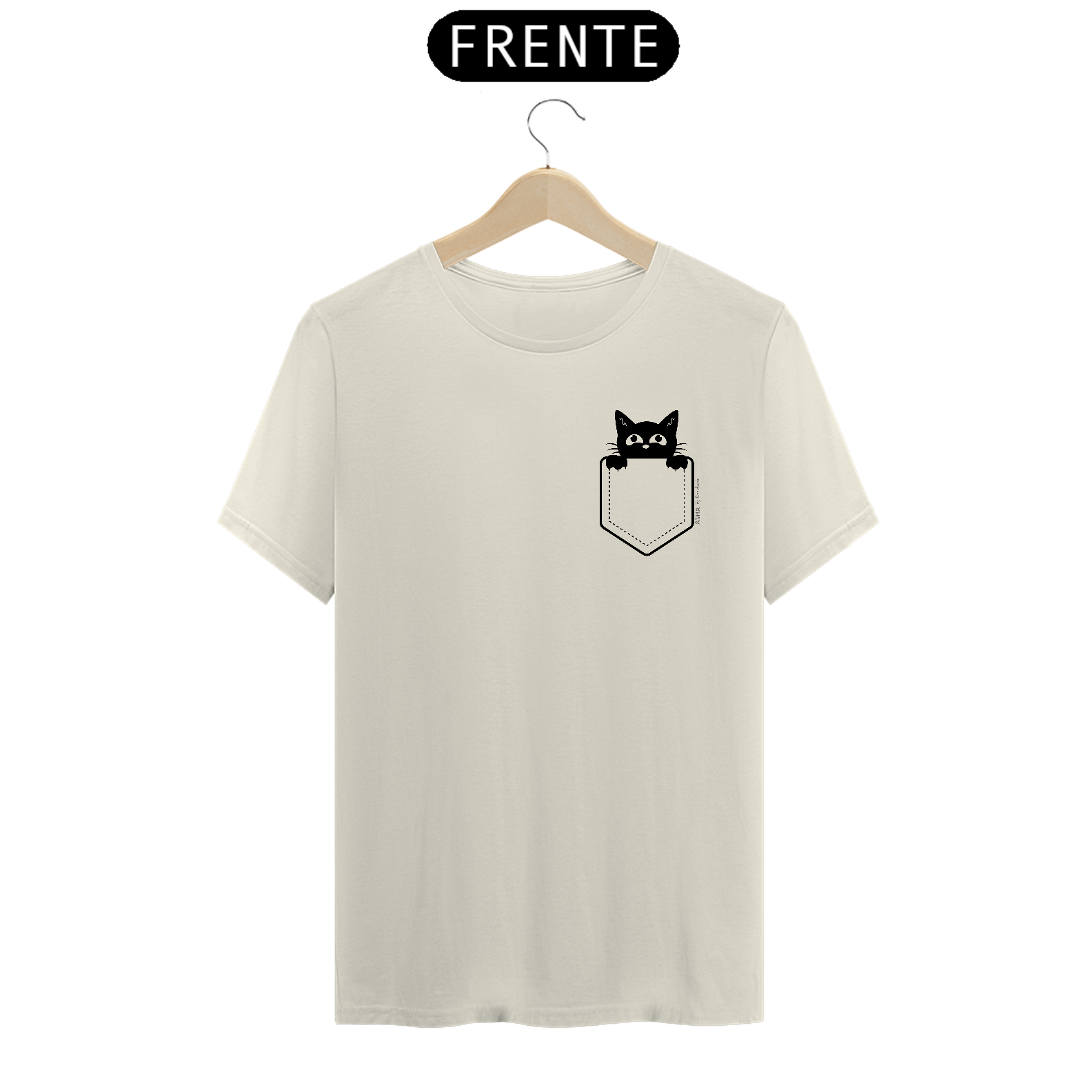 Camiseta Gato de Bolso Prime