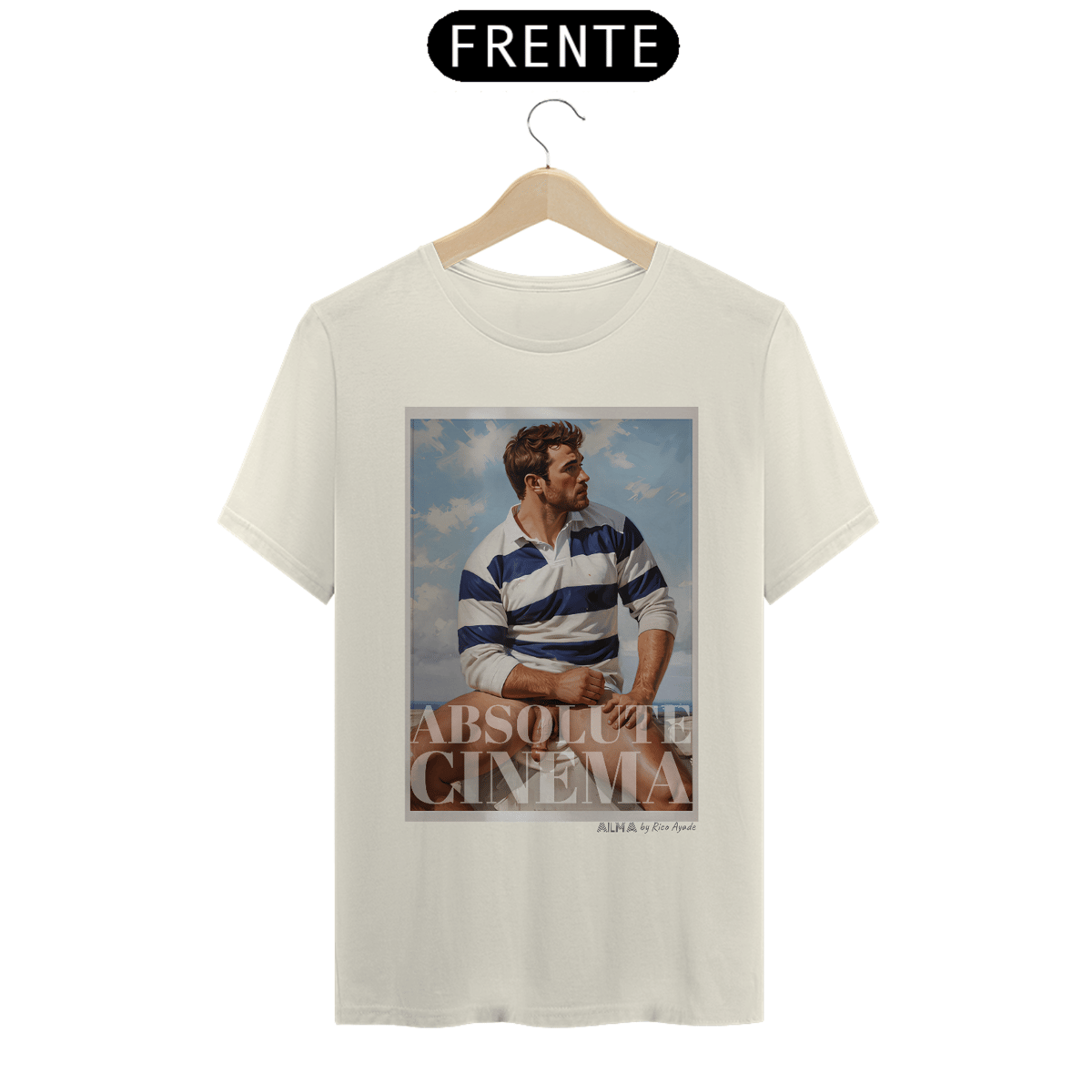 Nome do produto: Camiseta Homem Nu Sentado - Prime