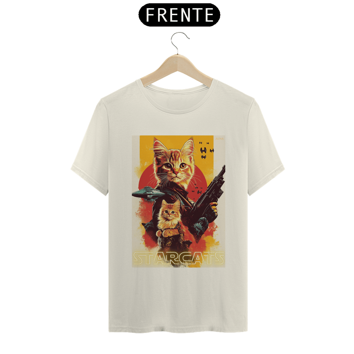 Nome do produto: Camiseta Star Cats (Star Wars) - Prime