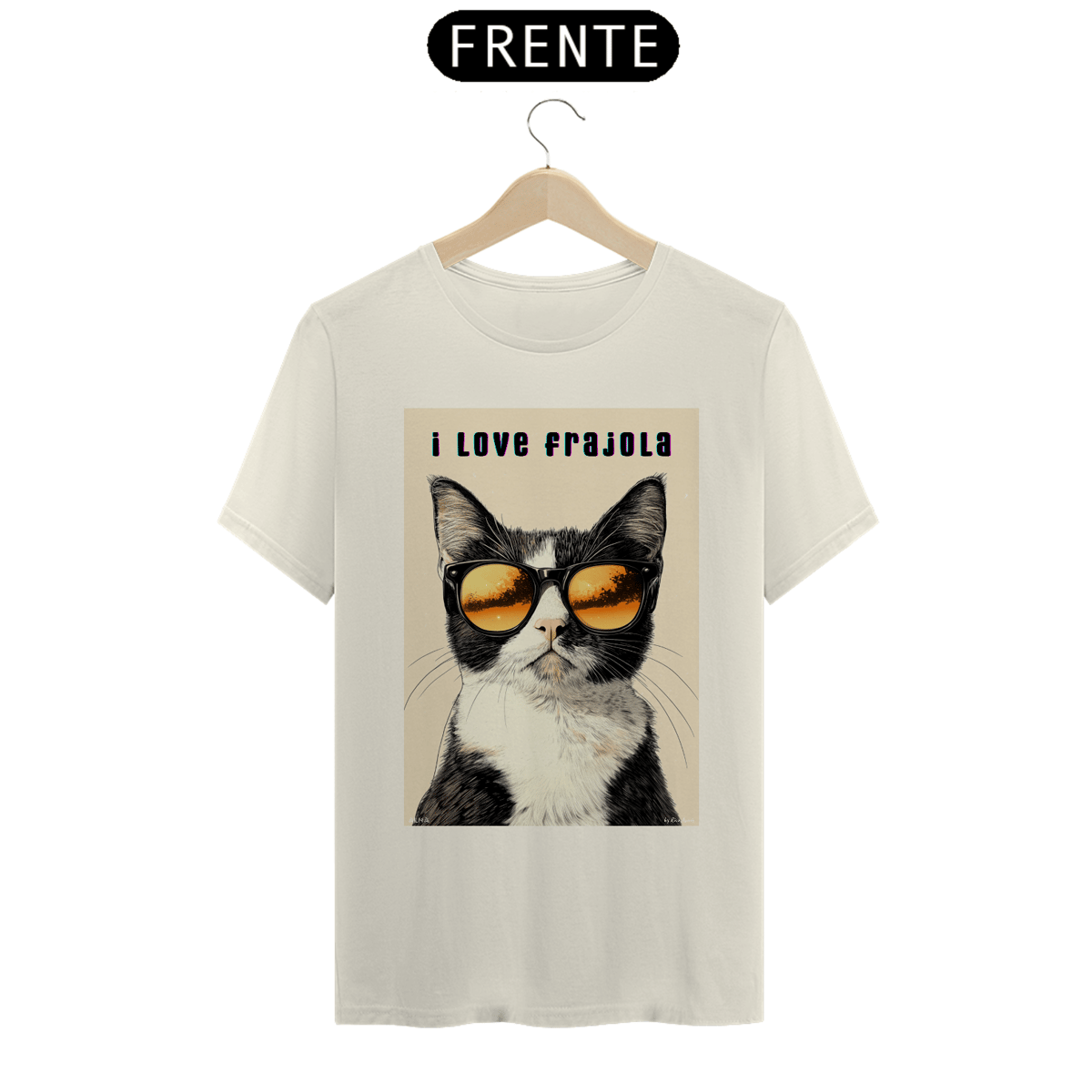 Nome do produto: Camiseta I Love Frajola
