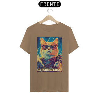 Nome do produto Camiseta Cats Busters (Caça Fantasmas / Ghost Busters) - Prime