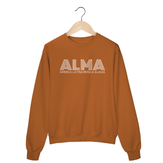 Nome do produto Moletom Fechado ALMA (Letra Branca)