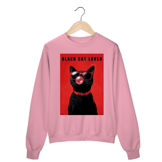 Nome do produto Moletom Fechado Black Cat Lover