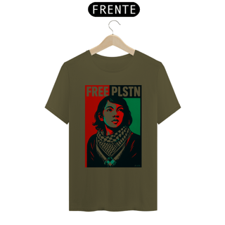 Nome do produto Camiseta Mulher Free Palestine - Prime